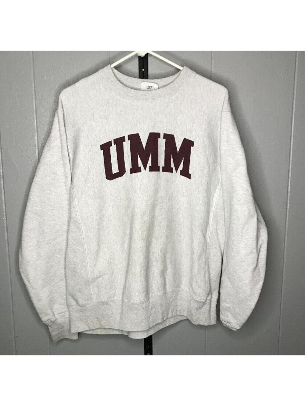 Vtg University Minnesota Moorhead Champ Reverse Weave Pullover Sweatshirt Sz MD